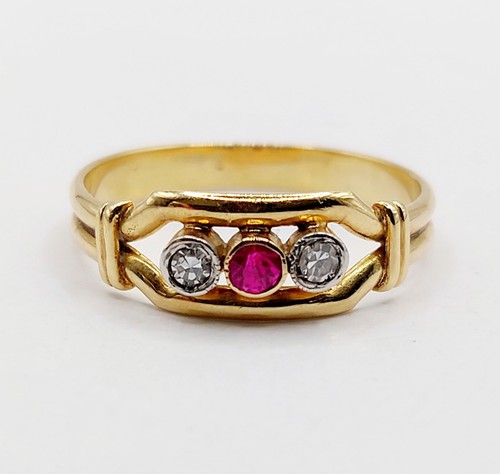 Anello giarrettiera art deco