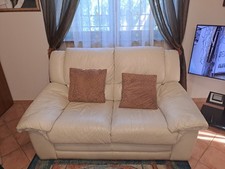 Divano Calia in pelle 90x180x80cm