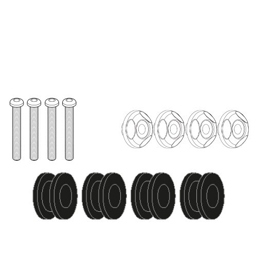 Kit attacchi givi - kit, per