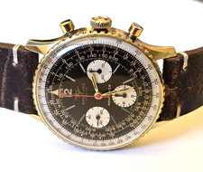Orologio Breitling Navitimer 806 Rare Vintage Chronograph Gilt Black Dial 1950s