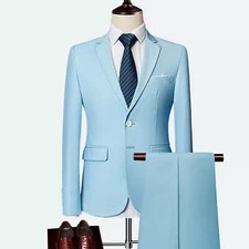 Abito Uomo Celeste Elegante