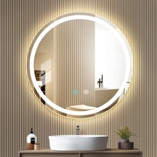 Specchio bagno rotondo con
