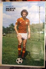 Poster Paulo Roberto Falcao AS Roma - Paese Sera 1983
