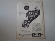 advertising Pubblicità 1948 CINESONORO SAFAR MODELLO PEM 16 M/M
