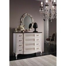 COMO' + 2 COMODINI CON PAGLIA