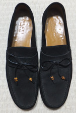 Scarpe Gucci nere scamosciate