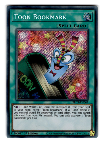 Yugioh toon bookmark secret - yugioh,