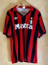 Maglia ac milan  92/93 Issued Worn camisa Shirt Adidas  Papin Van Basten Boban