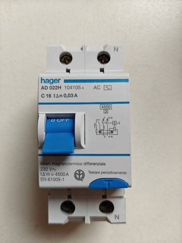 Interruttore magnetotermico - interruttore,
