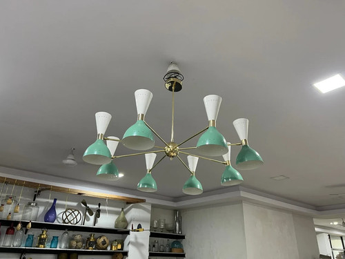 Lampadario sputnik bracci 16 - lampadario,