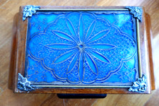 Portasigarette in legno Art Decò