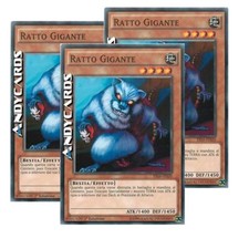 3x RATTO GIGANTE • (Giant Rat) • Comune • YS16 IT020 • 1Ed • Yugioh! • ANDYCARDS