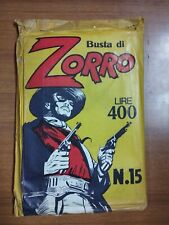 BUSTA DI ZORRO A FUMETTI ANNI '70 - MAI APERTE - EDIZIONI CERRETTI ?