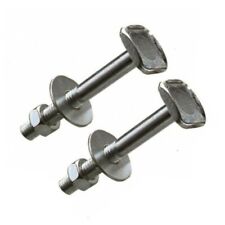 Kit 2 Vitoni M8 x 8 cm con Dado e Rondella - Fissaggio x Gambe Tavolo con Scasso