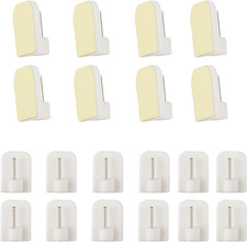 20 Ganci Adesivi per Barre Di