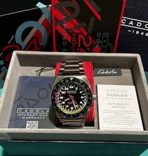 Orologio da corsa DISCONTINUED edizione limitata Cadola #CD-1030-11 DogLeg quadrante 24 ore