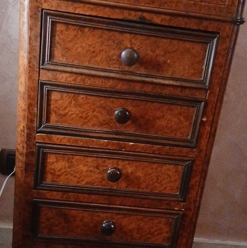 Comodino antico legno con - antico,