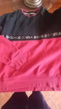 Felpa Dc Usa Taglia M Rossa
