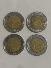 Lotto da 4 monete 500 Lire