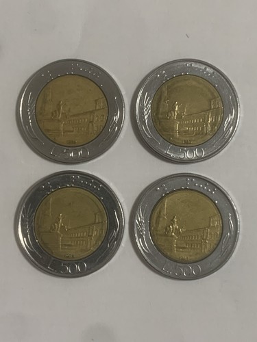 Lotto monete 500 - 4,