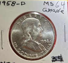 1958-D Franklin mezzo dollaro