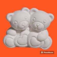 orso orsetto orsacchiotto Bomboniera Segnaposto Cuore Nascita Gemelli Gemelle