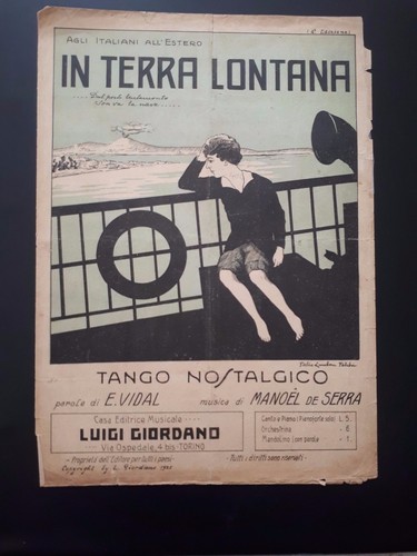 Antico spartito musicale solo - antico,
