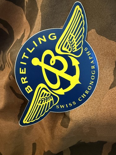 Breitling raro stiker adesivo - breitling,