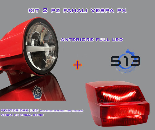 Kit fanale led vespa faro - fanale,