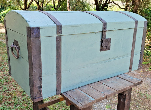Antico baule legno - legno, antica
