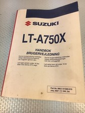 Manuale Di Uso e Manutenzione Suzuki Kingquad LT-A750X K8 2008 Svedese Danese