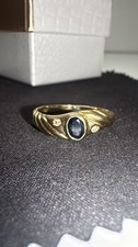 Anello In Oro 18- Zaffiro -