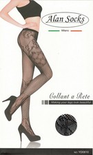 Collant a Rete Nero maglia
