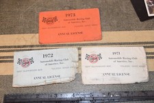 1971-1973 ARCA Annual License