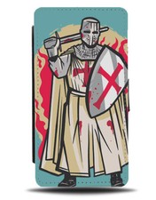 Custodia portafoglio cavaliere inglese scudo Inghilterra crociato soldato vichingo M204