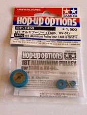Tamiya 54450 TA06 18T puleggia hop up in alluminio opzioni RC 1/10 NUOVO CON SCATOLA