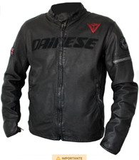 Giacca Pelle Dainese Articolo 1533711- Ice Cafe London Tg.54 ma veste 50