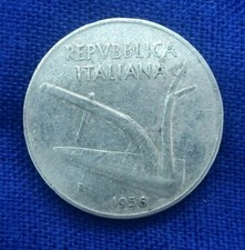 Moneta 10 lire del 1956
