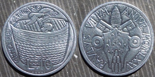Vatican city lire 1975 - lire, "