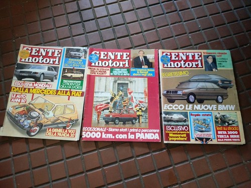 Rivista gente motori rusconi - rivista,
