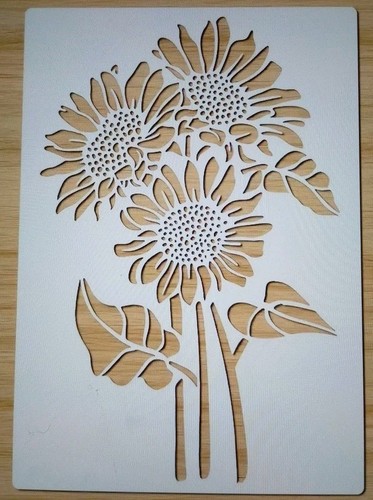 Girasole stencil - girasole,