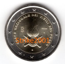 2 EURO COMMEMORATIVO ITALIA 2020 FDC Vigili del Fuoco