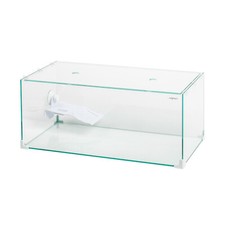 Aqpet Tortuga 60 Tartarughiera In Vetro Con Coperchio E Isola Per Tartarughe