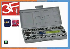 KIT CHIAVI A BUSSOLA ED ESAGONALI-CRICCHETTO-40 PEZZI CON GIRAVITE E VALIGETTA