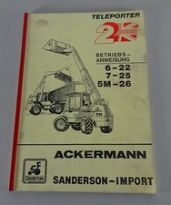 ' Uso / Manuale Ackermann Sollevatore Telescopico 6-22/7-25/5M-26