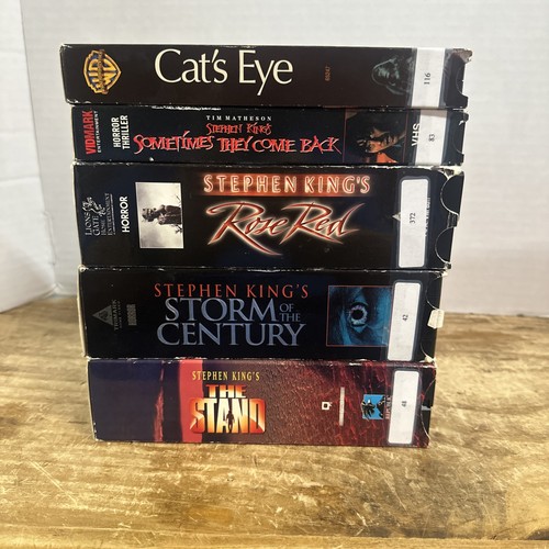 Lot stephen king - of, vhs