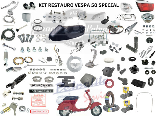 Kit restauro completo vespa - kit,