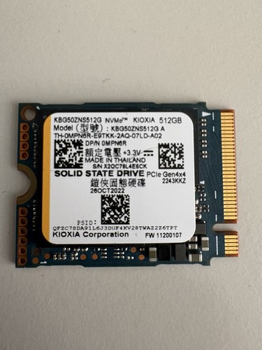Kioxia kbg50zns512g nvme - m.2,