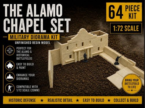 Alamo chapel front - 1/72,