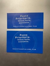 1999 Libretti Francobolli Posta Prioritaria da 2,48 e 4,96 Euro